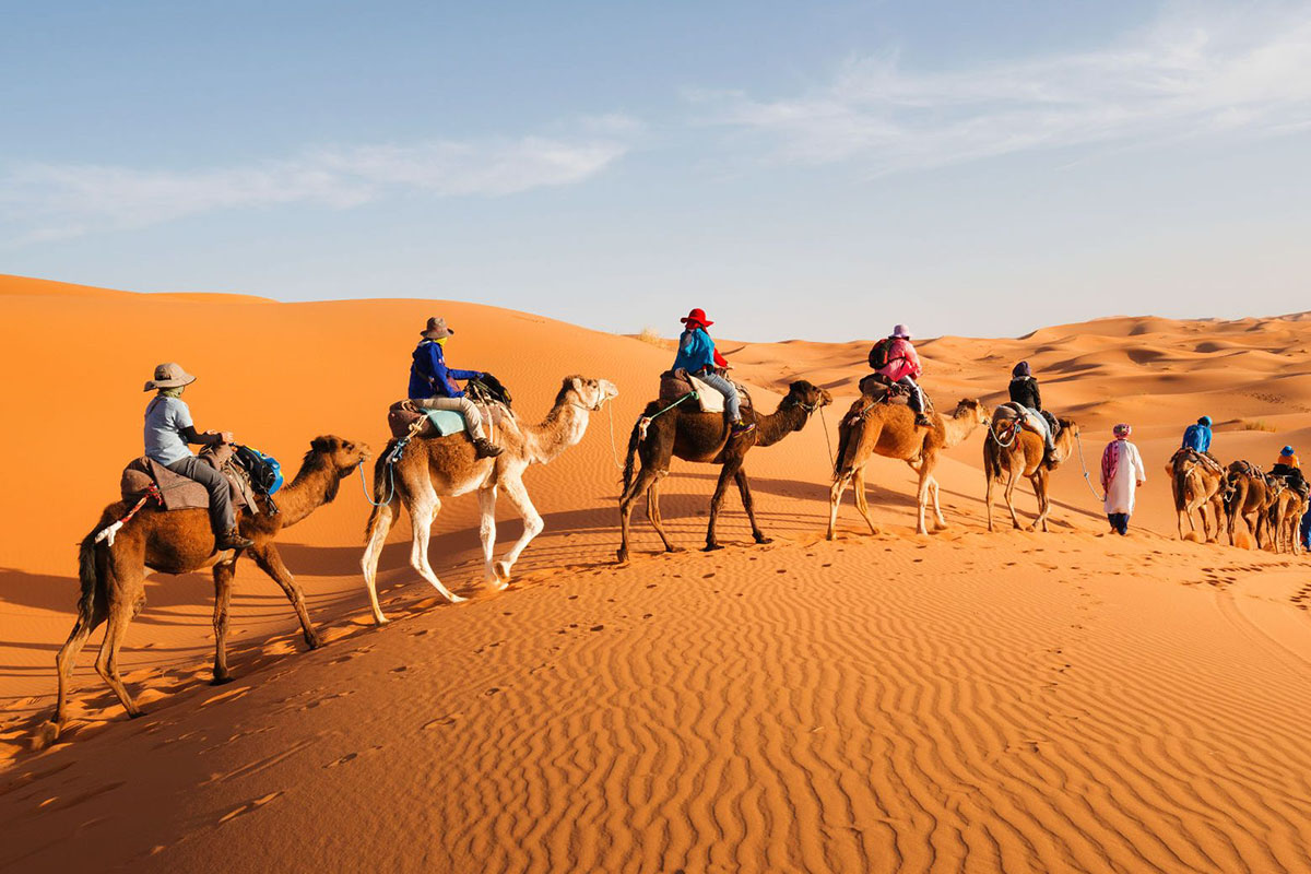 Fes to Marrakesh via Merzouga Desert Private Tours, Standard & Luxury Camp.